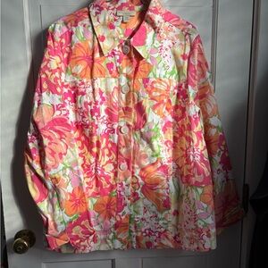 Appleseed's Vibrant Floral Shirt